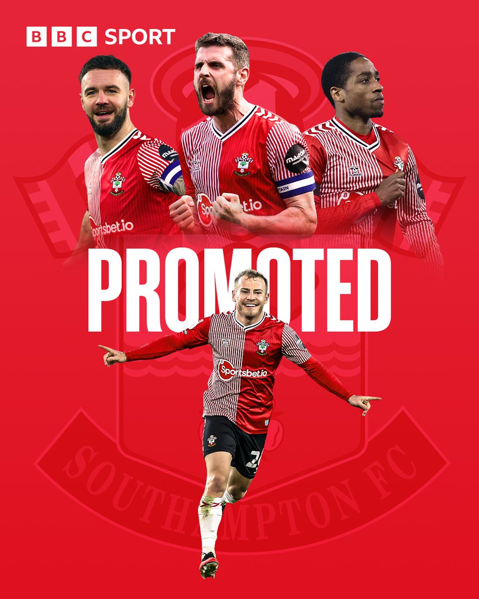 They've done it!

Southampton will be in the Premier League next season! 👏

#BBCFootball #LEESOU