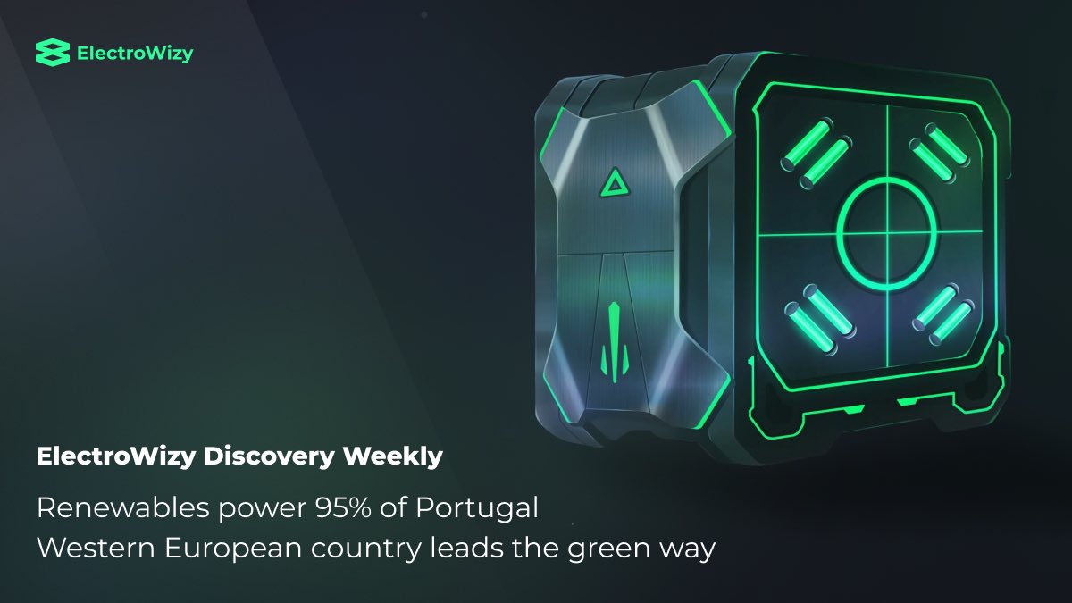 #ElectroWizyDiscovery 🌳

⚡️ 95% of 🇵🇹 Portugal's energy needs are covered by renewables

🌱 Western European country leads the way in #GreenEnergy adoption, covering almost all of its energy needs with renewable sources. 

🔗 Read the new report on Euronews to learn how: