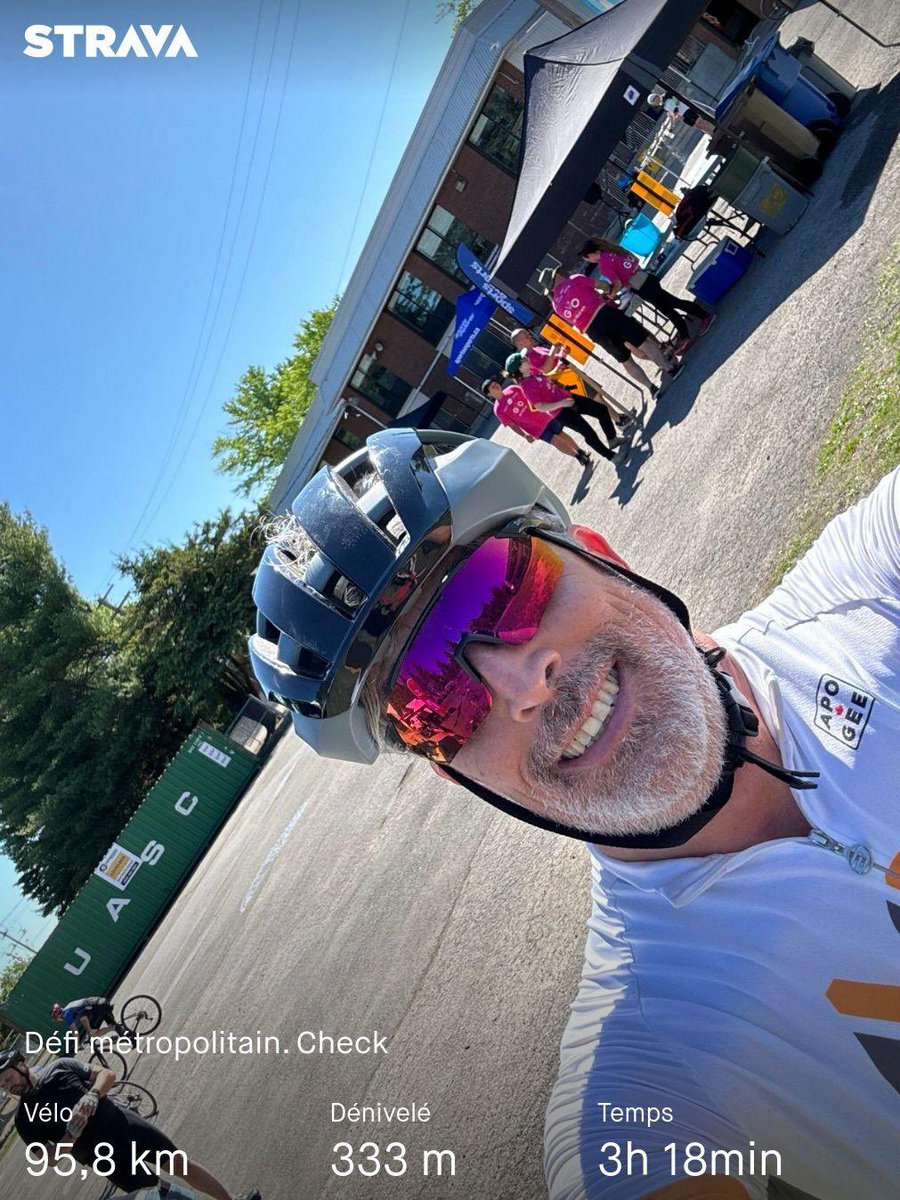 Défi Métropolitain de fait .  La saison va bien !
strava.app.link/xuqJmlXUUJb