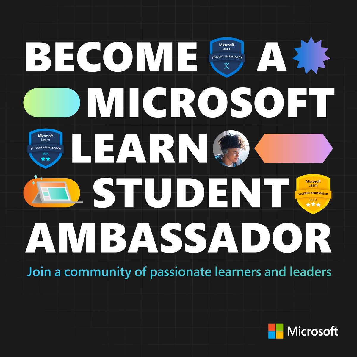 ⚙️ Grow technical #AI skills 💼 Boost leadership experience 🤝 Expand your network Take advantage of time between semesters and prepare to join this community of AI-passionate innovators and student leaders: msft.it/6017Yjwe1 #MicrosoftEDU #HigherEd