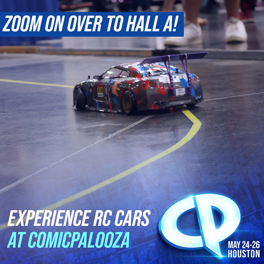 The RC Cars experience is returning to Comicpalooza this year, and it's bigger and better than ever! Head over to Hall A to witness all the high-speed RC action throughout the weekend. Join us for an adrenaline-pumping adventure that's fun for all ages! 📷: Laurel Hansen