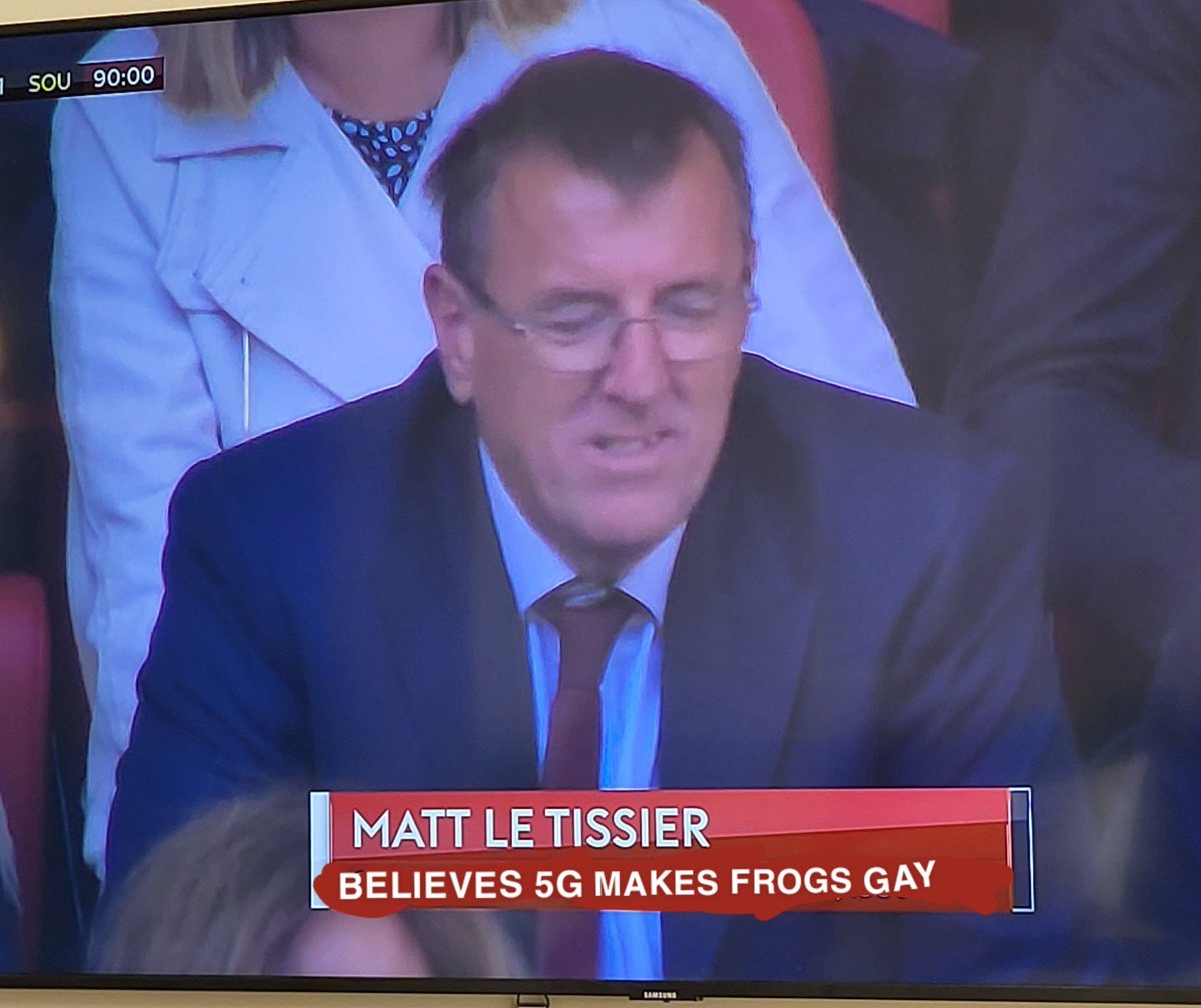 Great to see Southampton legend Matt Le Tissier at the playoffs #LEESOU
