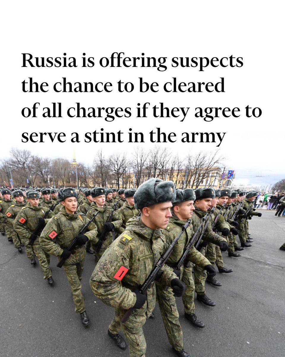 The move is yet another novel Kremlin strategy as it seeks to meet manpower needs for the war without resorting to a new mobilisation wave on.ft.com/3wMOlxY