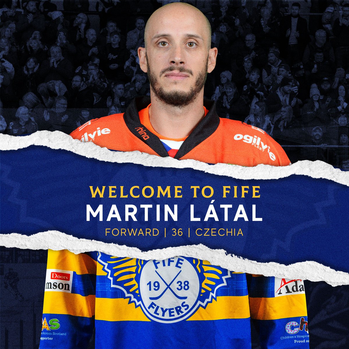 FifeFlyers's tweet photo. 📰 Martin Látal Checks in at Fife

Fife Flyers Ice Hockey Club are excited to announce the addition of speedy forward Martin Látal for the 2024/25 season. 

🔗 Read more: https://t.co/Joo7MRe9fz https://t.co/EqEW3zhzOj