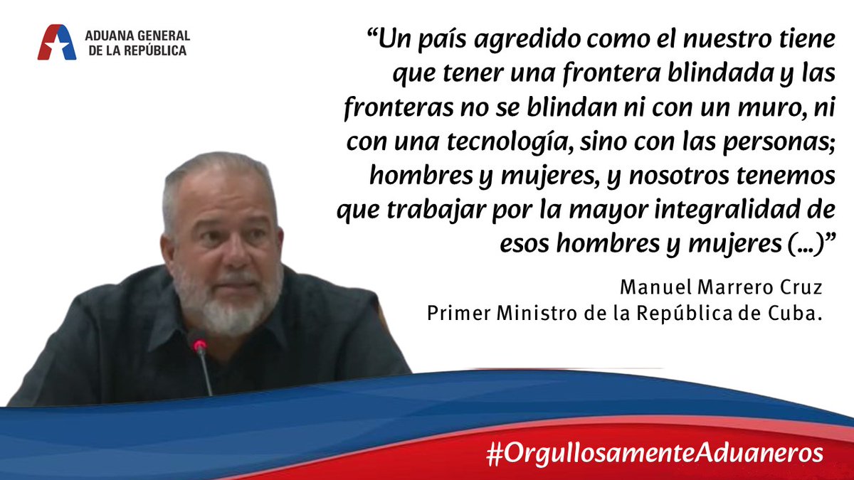 #AduanadeCuba Los aduaneros jamas le fallaremos a nuestra Revolucion Socialista y nuestro Partido.