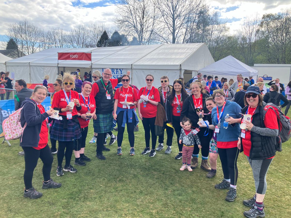 Thank you everyone who sponsored us to do the Glasgow Kiltwalk last month. We had a great day! Our Just Giving page is open until Fri 31st May! 🏴󠁧󠁢󠁳󠁣󠁴󠁿 Donate here: justgiving.com/campaign/gaiet… Thank You! Who's joining us next year?🚶 #charity #scottishcharity #kiltwalk2024 #ayrgaiety