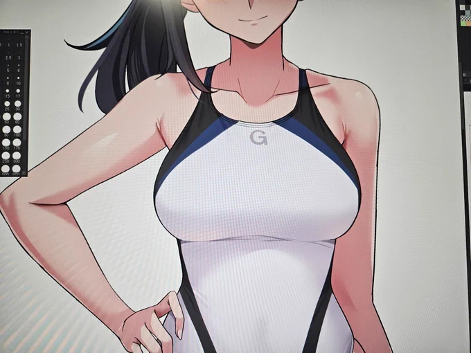 [リクエスト]  SSSS_GRIDMAN - 宝多六花 競泳水着 