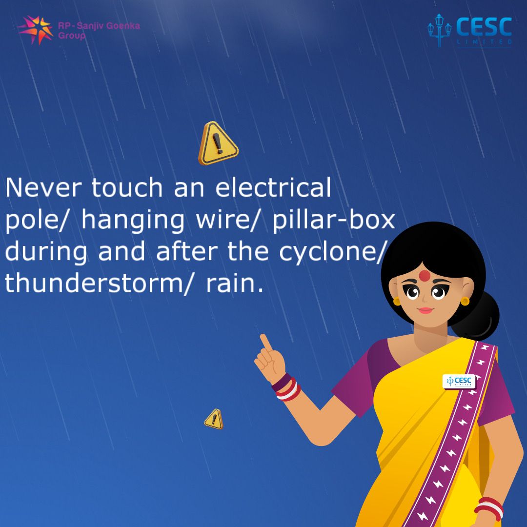 Remember this safety tip and also share it with your friends and family! Choose safety always.

#CESCLimited #CESCSafetyTips #YourSafetyIsInYourHands #CustomerFirst