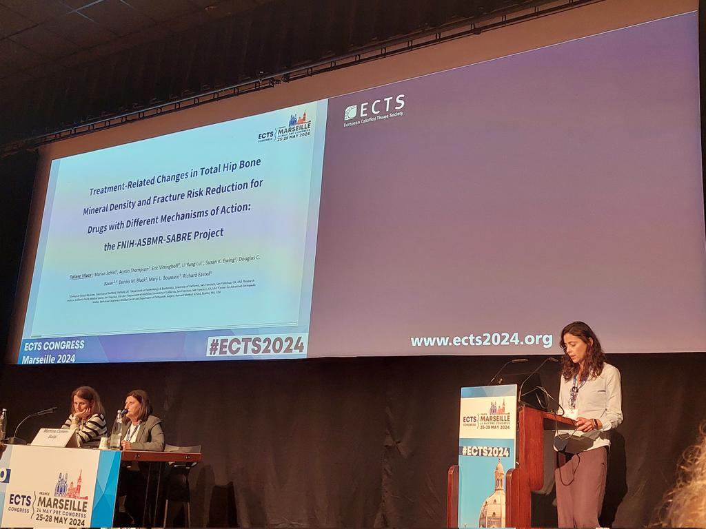 Fracture risk with different osteoporosis drugs - excellent overview of an extensive collaboration presented by Tatiane Vilaca #ECTS2024 @VilacaTatiane