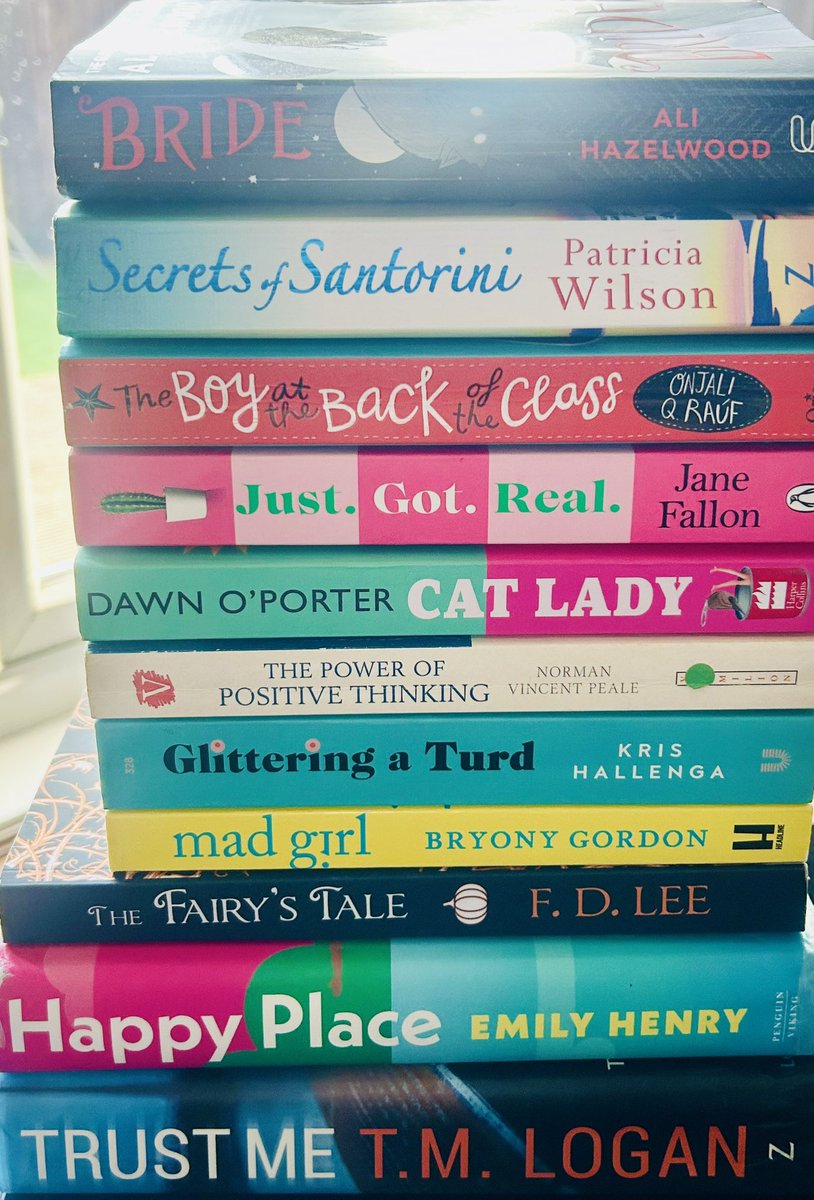 Spent the morning shopping for some new fiction books to read over half term 📚. Got home to realise I already had 11 books, from various online book clubs, that I’m yet to read 😬… I’d better get cracking!!! #seeyouontheotherside
