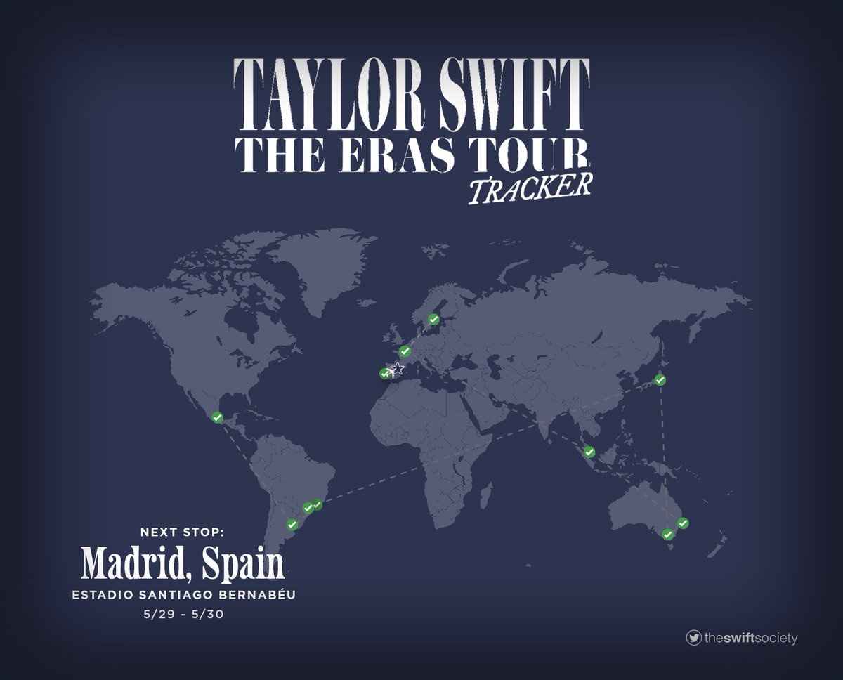 📍| NEXT: Madrid, Spain — May 29th & 30th at Estadio Santiago Bernabéu