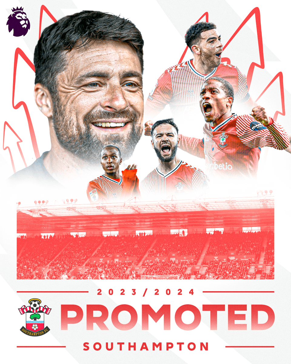 Your Championship Play-Off Final winners, @SouthamptonFC! 👏 See you next season, Saints!