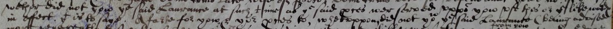 From an interrogatory C 24/235 no. 30 (1593): "wether did not yow ye said Laurance at such time as ye said proces wer served vppon yow vse thes or ye like wordes in effect. yᵗ is to saye. A farte for yow &amp; your proces to"
