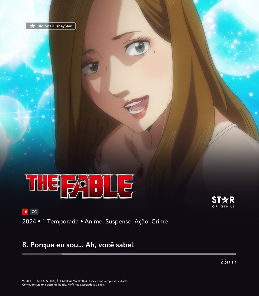 Yoko fica de olho em um playboy mulherengo que aparece no bar que ela frequenta.

Um novo episódio de #TheFable já está disponível no #StarPlusBR.

#ザ・ファブル #アニメファブル