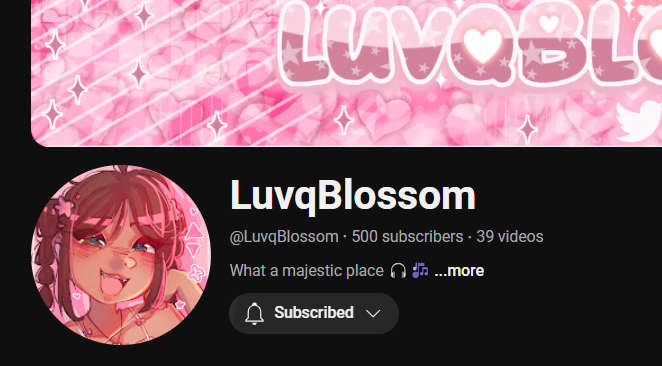 @LuvqBlossom_ CONGRATS ON 500 ON YT!!