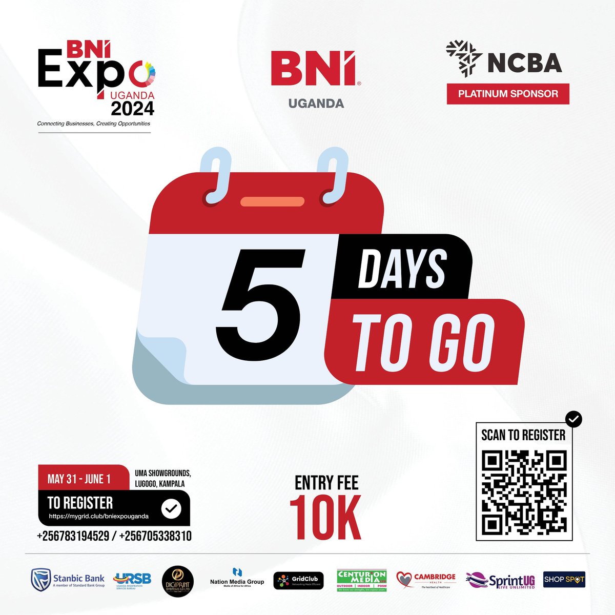 Count with me, 5 more days 🖐🏽 The #BNIExpo2024 is getting closer by the day, and I'm glad we get to experience twice! Let's connect 🤗