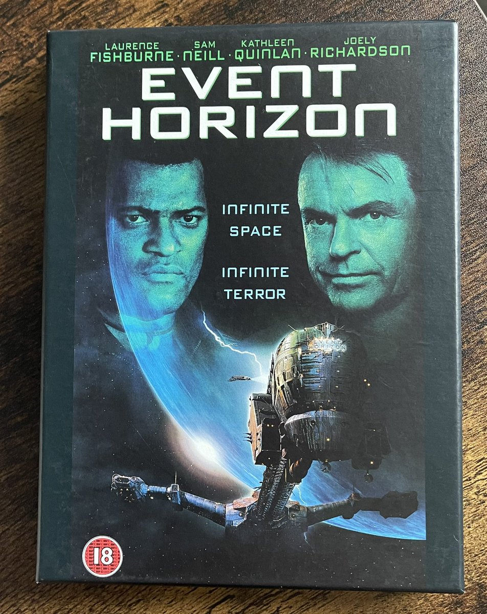 Sunday Afternoon Movie. Event Horizon (2001). A film @AmericanDanMan has not seen before! @ParamountMovies @ParamountPics #EventHorizon #LaurenceFishburne #SamNeill #SundayMovie #SciFi