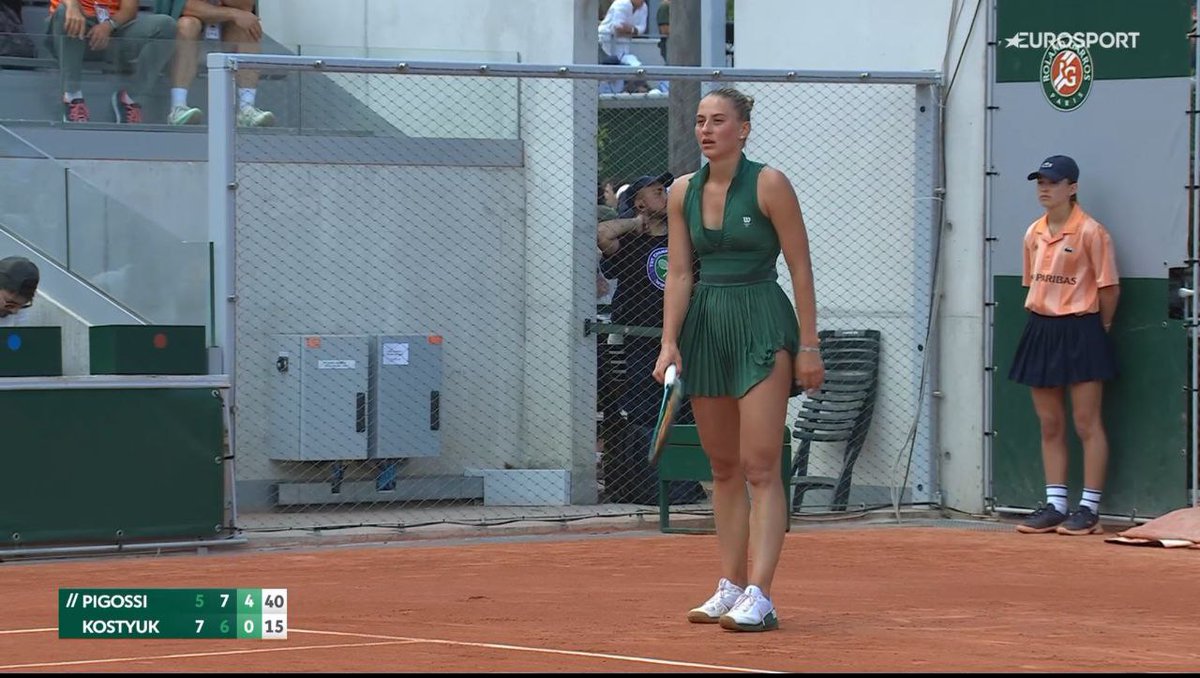 Marta won this match 👊😅 #TeamUkraine #RG24 #RolandGarros