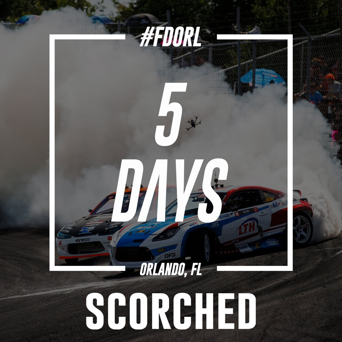 Orlando, we’re just 5 days away from the action! 🔥

#FormulaD #FormulaDRIFT #FDORL