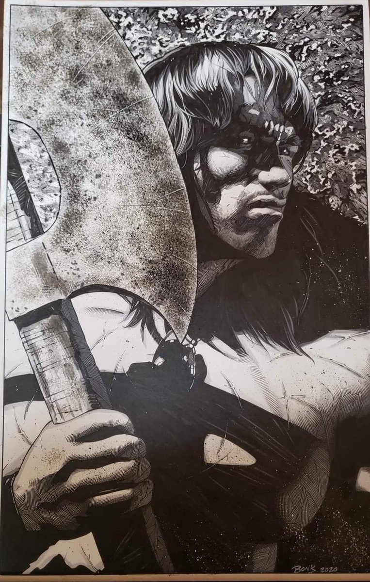 11x17 ink and markers...#Conan #barbarian #fantasybooks