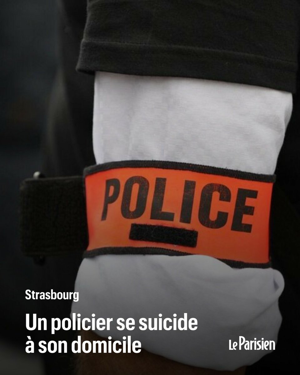 Un policier de 38 ans, qui officiait auprès des services de la brigade anticriminalité (Bac) de Strasbourg (Bas-Rhin), s’est suicidé à son domicile samedi ➡️ l.leparisien.fr/frmA