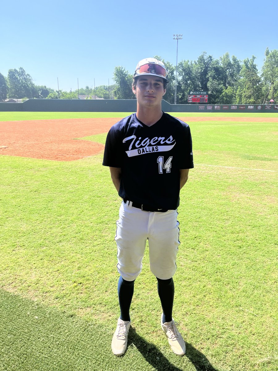 Five Tool Oklahoma (@fivetoolok) on Twitter photo F: <a href="/DTigerBaseball/">Dallas Tigers</a> Davis 12, Impact Baseball Padalecki 6
PoG: Nate Iannariello 3-3, 2B, 3 RBI, 2R, BB, SB
Hitter: Chase Jolley 1-3, HR, 3 RBI, 2R, SB F: <a href="/DTigerBaseball/">Dallas Tigers</a> Davis 12, Impact Baseball Padalecki 6
PoG: Nate Iannariello 3-3, 2B, 3 RBI, 2R, BB, SB
Hitter: Chase Jolley 1-3, HR, 3 RBI, 2R, SB