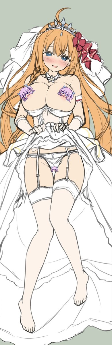 ペコリーヌのラフ最終バージョン
ウェディングのデザインはプリンセスフォームを参考しました!👰

絵師:瀬奈茅冬*(@snow_chifuyu)様 