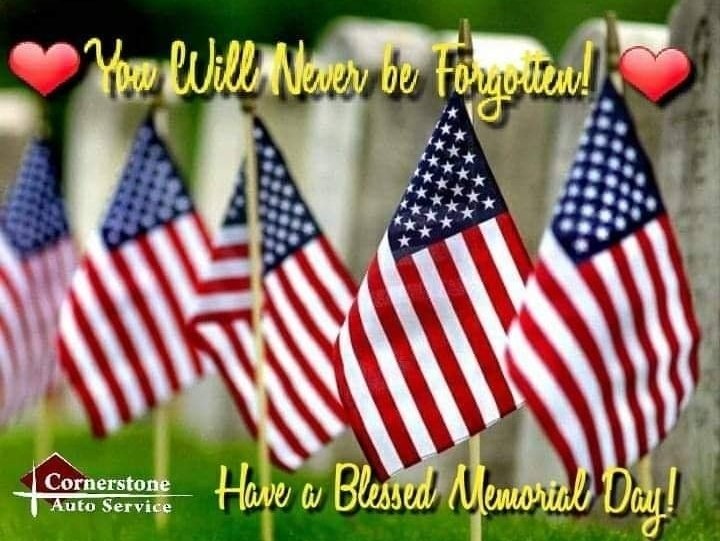We will remember not the words of our enemies, but the silence of our heroes that gave their life for our freedom.🇺🇸 USA❤ cornerstoneautoservice.com