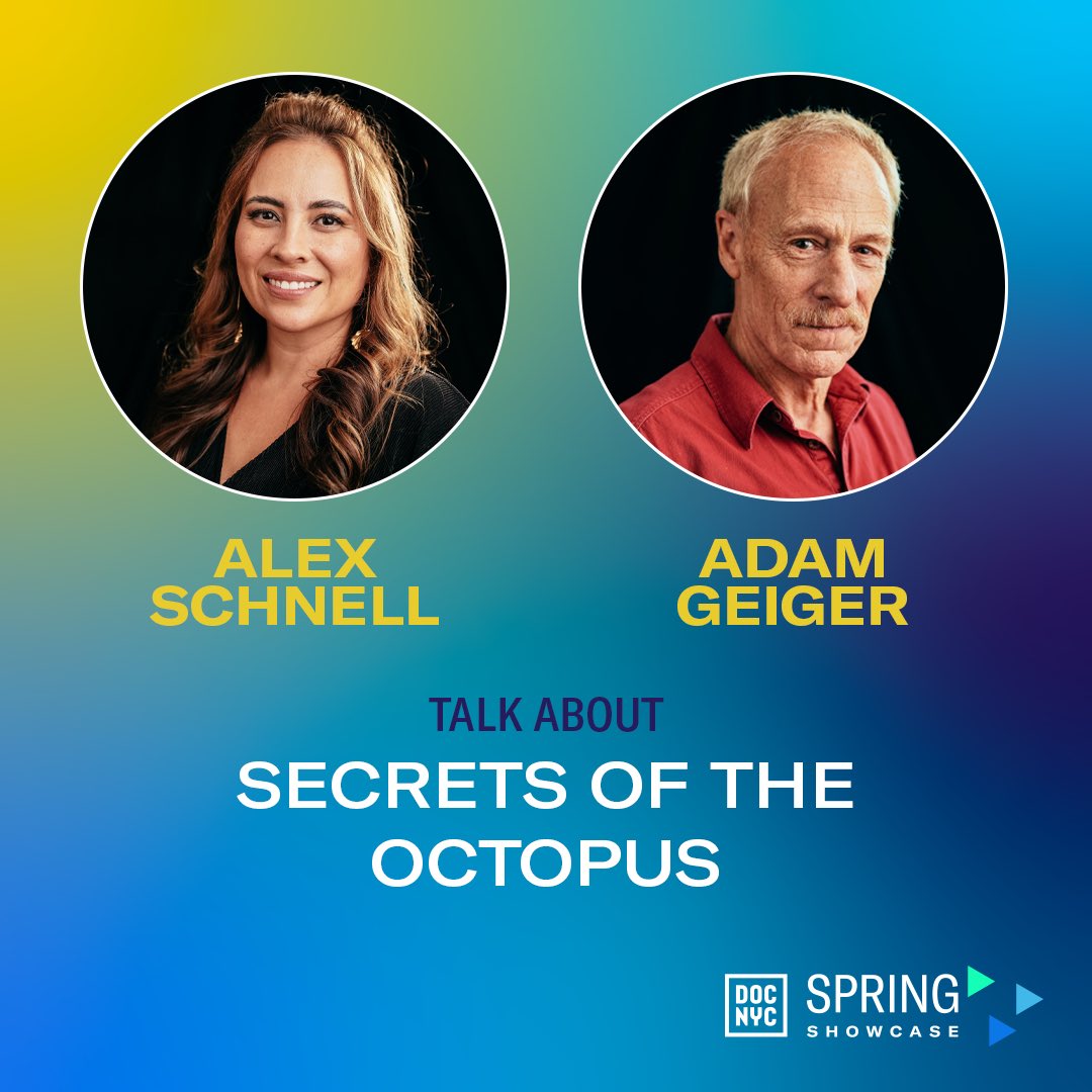Catch the FREE online screening of SECRETS OF THE OCTOPUS Ep. 1 "Shapeshifters," followed by a Q&amp;A with <a href="/Dr_AlexSchnell/">Dr Alex Schnell</a> (Lead Storyteller / Producer / National Geographic Explorer) &amp; Adam Geiger (Executive Producer).

👉 RSVP by 5/28 at 11 am ET to watch: docnyc.net/secrets-of-the…