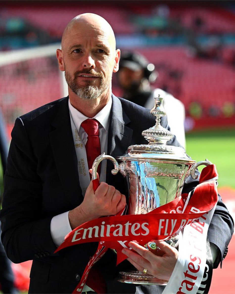 🚨 BREAKING: Erik ten Hag is at serious risk of being sacked despite winning the FA Cup. #mufc [@TelegraphDucker]