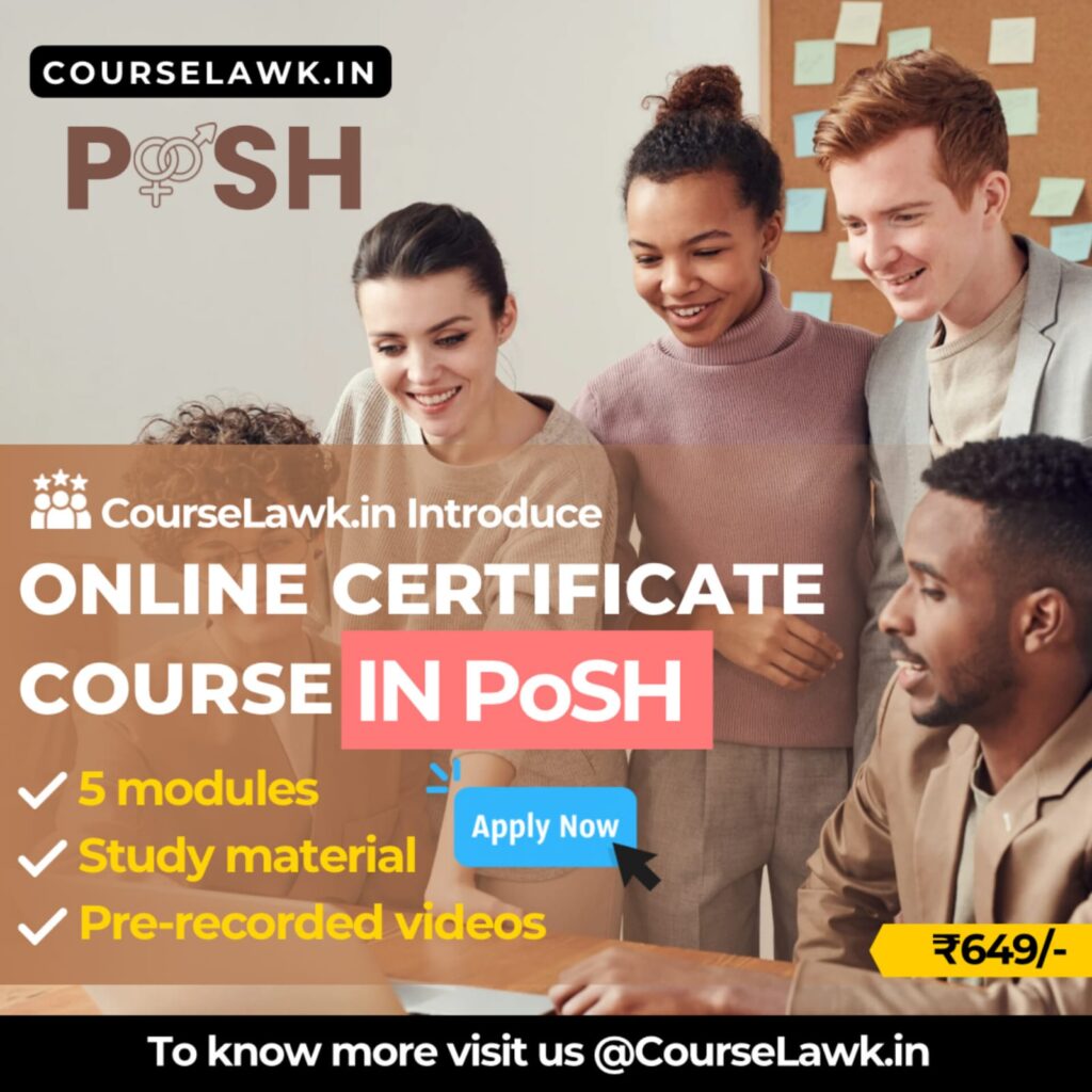 DesiKaanoon's tweet image. Certificate Course In Prevention Of Sexual Harassment At Workplace By CourseLawk.in: [Enroll Now!]
desikaanoon.in/certificate-co…

#legal #legalcourse #PoSH #legalnotice #course #certificatecourse #desikaanoon #lawschool #lawcourse #lawstudents #lawfirms #lawyers #education