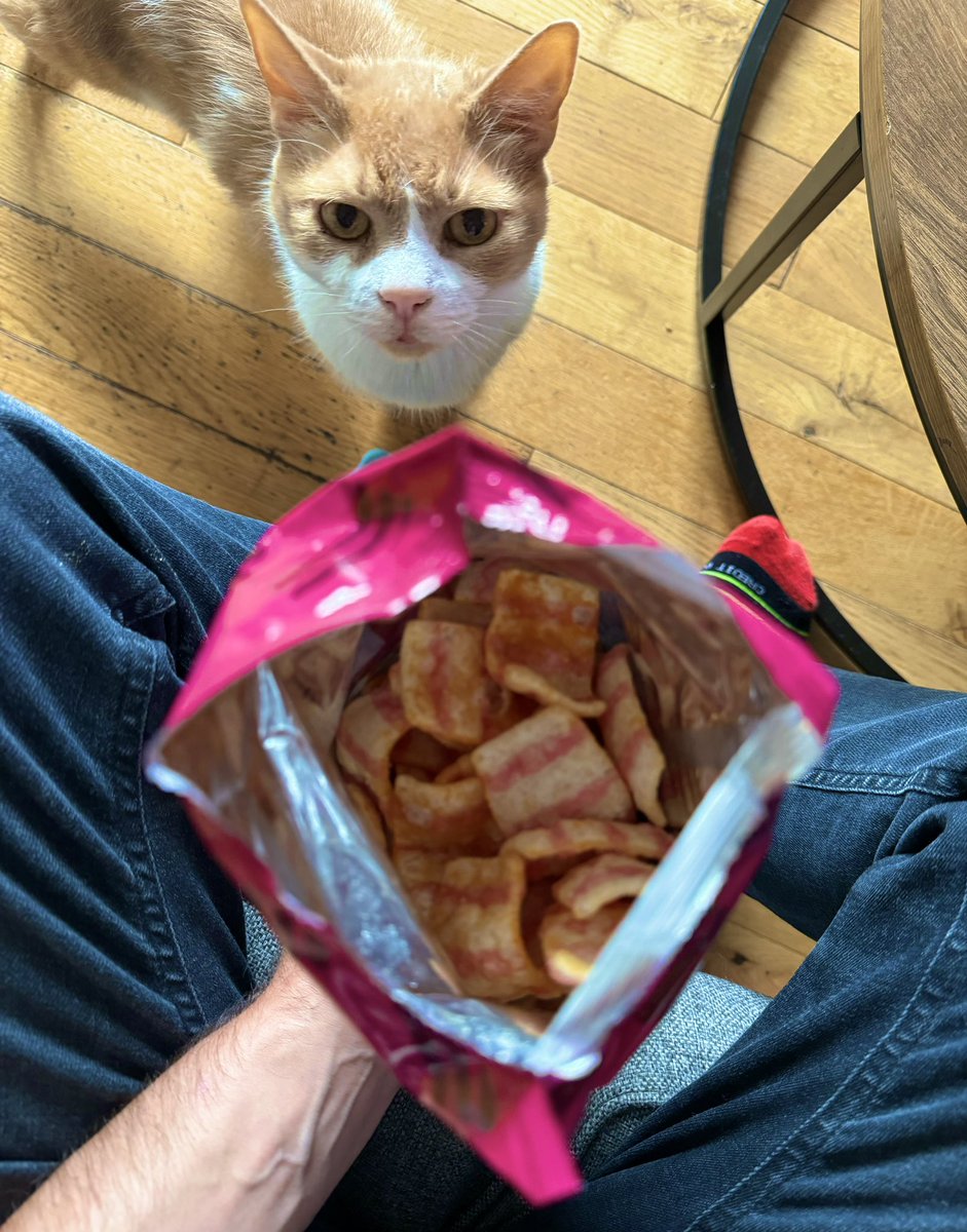 I told him they were Bagpuss flavour.