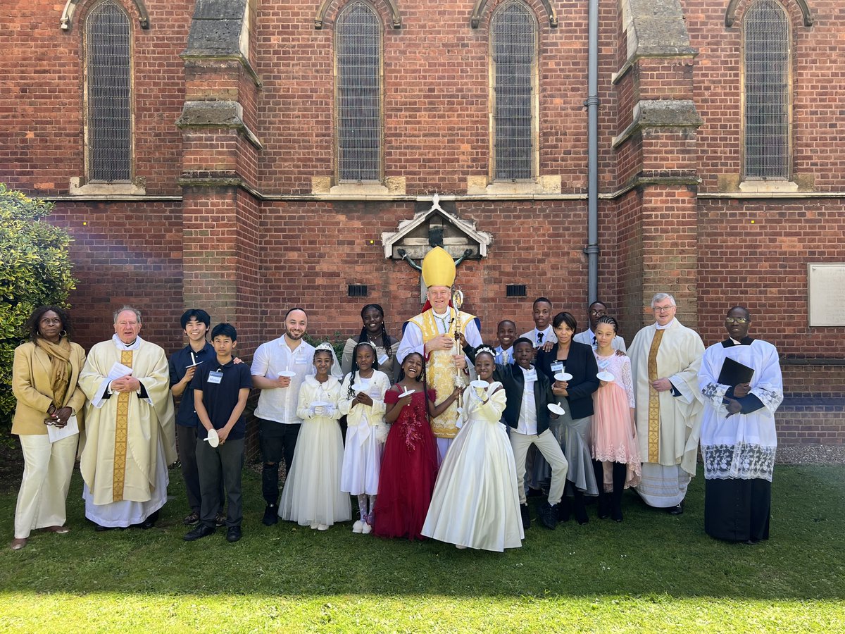 Congratulations to our Parishioners baptised and confirmed by <a href="/bishopoffulham/">The Bishop of Fulham</a> at St Michael's this morning. We have had a wonderful Trinity Sunday.