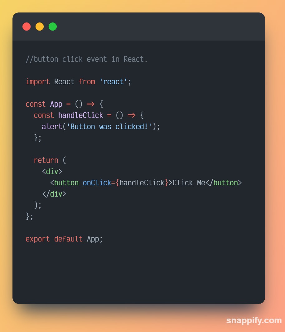 PromiseNwankw14's tweet image. Day 7 of 60
#60Dayscodingchallenge
#ReactJs
Topic covered: Event Handling
Event handling in React is a key part of creating interactive web applications. React provides a way to handle events that is similar to handling events in plain JavaScript but with some differences.