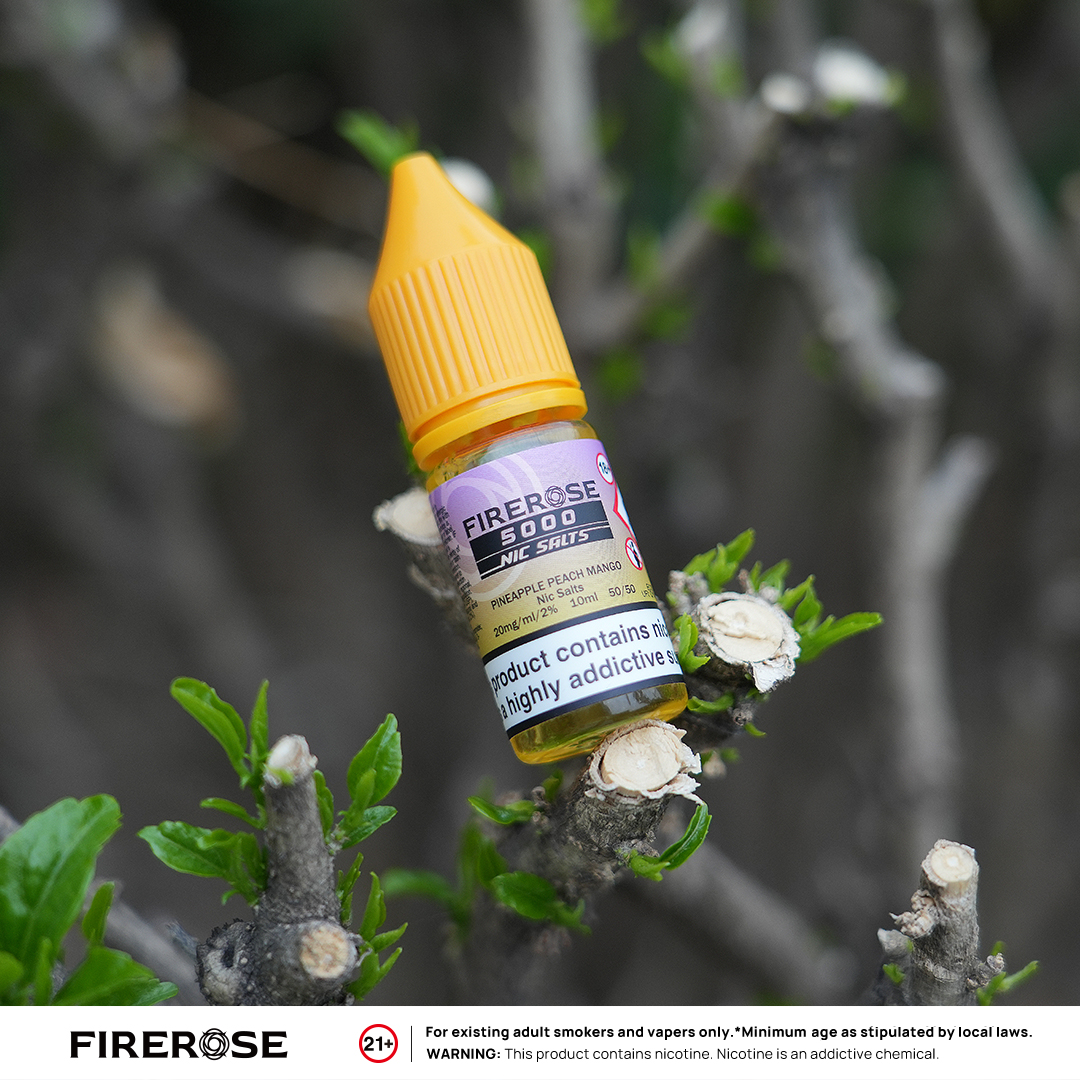 🍍🍑🥭Pineapple Peach Mango - The tropical flavour of tangy, sweet and smooth fruit that offers an exotic mix of vibrant flavour throughout.
.
.
🙌Follow us @firerosetech to get the latest news.
.
.
#firerose #firerosetech #fireroseinsnicsalts #vape #ejuice #eliquids
