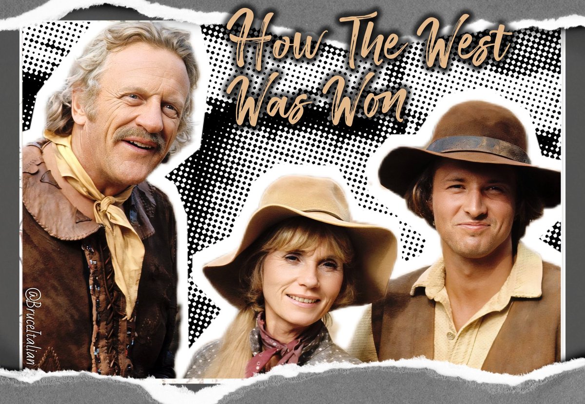 Remembering #JamesArness, a Bruce's great friend and mentor, on his birthday. #HowTheWestWasWon #EvaMarieSaint #BruceBoxleitner #LukeMacahan #TheMacahans #HTWWW #GreatWesternSeries #cowboys #ABC #70S #HappyBirthday #GreatActors