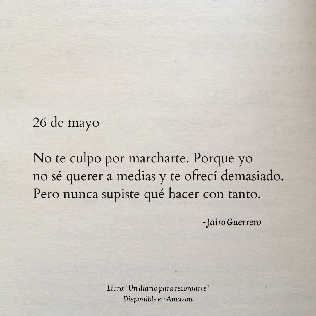 26 de mayo. ✍🏼