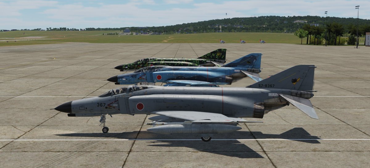 OTARU_D_A_F's tweet image. ファントムで初のマルチプレイ！
離着陸だけでもめちゃ楽しかったです！
#DCS #F4E