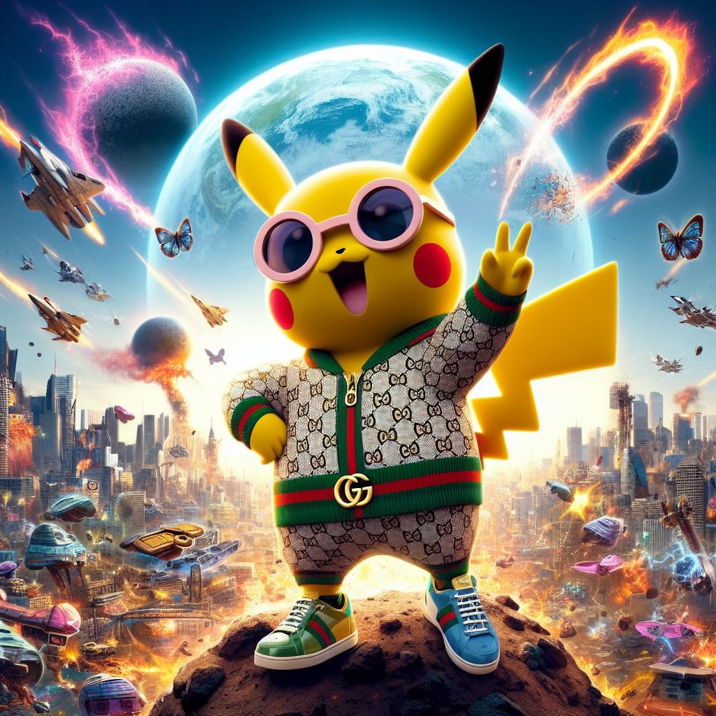 PokeAttire's tweet photo. @ai_brushstrokes @JasonVitale14 @ForgottenStoner @AIimagined @AIMonster_AIM @AddicksDebraa @ashleeslashy93 @GlamGrafter @TwistdWhispers @lolaladel82 @Alphartists Pikachu from Pokemon @ai_brushstrokes https://t.co/IxtrMkfN9p