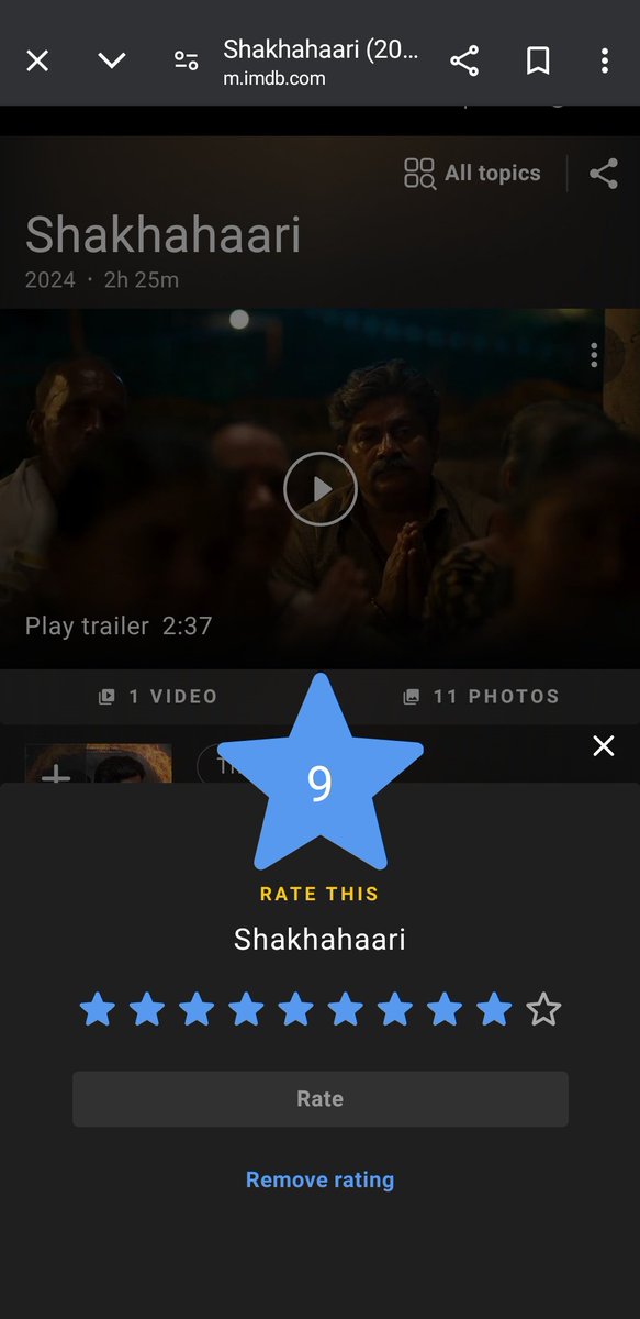 Watched #Shakhahaari.

Shakhahaari is very well made.
Story, Music, Lyrics and Climax 🤌 are the main big highlights.

Rangayana Raghu sir  🤐🤐.

Kudos to director @sandeepsunkad13 
#KannadaMovies #KFI #KannadaMovies