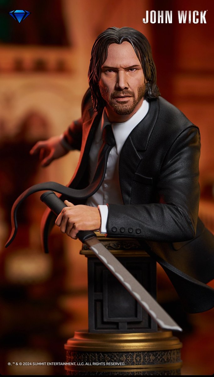 Pedazo busto presenta la empresa Diamond Select (@CollectDST )
Por ahora solo han mostrado imagen pero en cuanto haya información os la compartiré 
#JohnWick
#JohnWick4