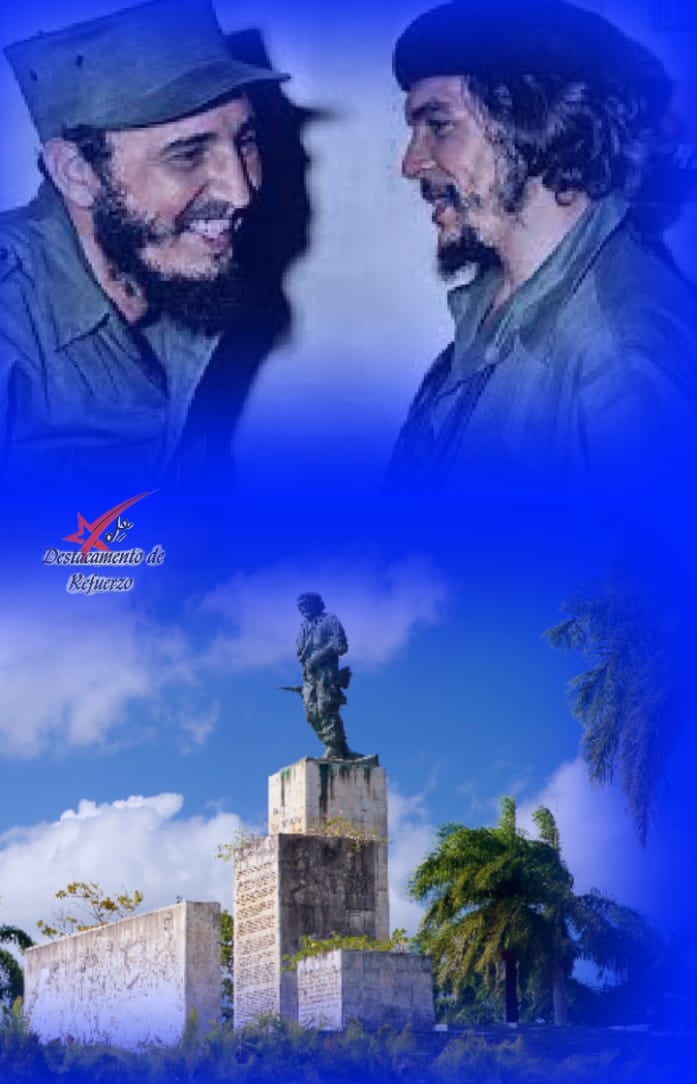 'Y si creen que esos cubanos permanecerán en el olvido, eso no ocurrirá jamás, porque, al igual que el comandante Ernesto Guevara, vivirán eternamente en lo profundo de nuestros corazones...' Fidel Castro Ruz #CubaViveEnSuHistoria #JuntosPorVillaClara #CheVive