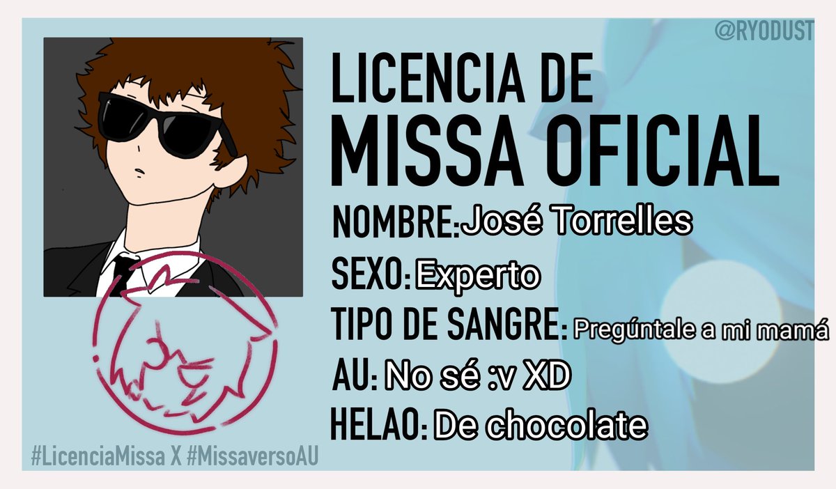 Mi licencia de missa oficial