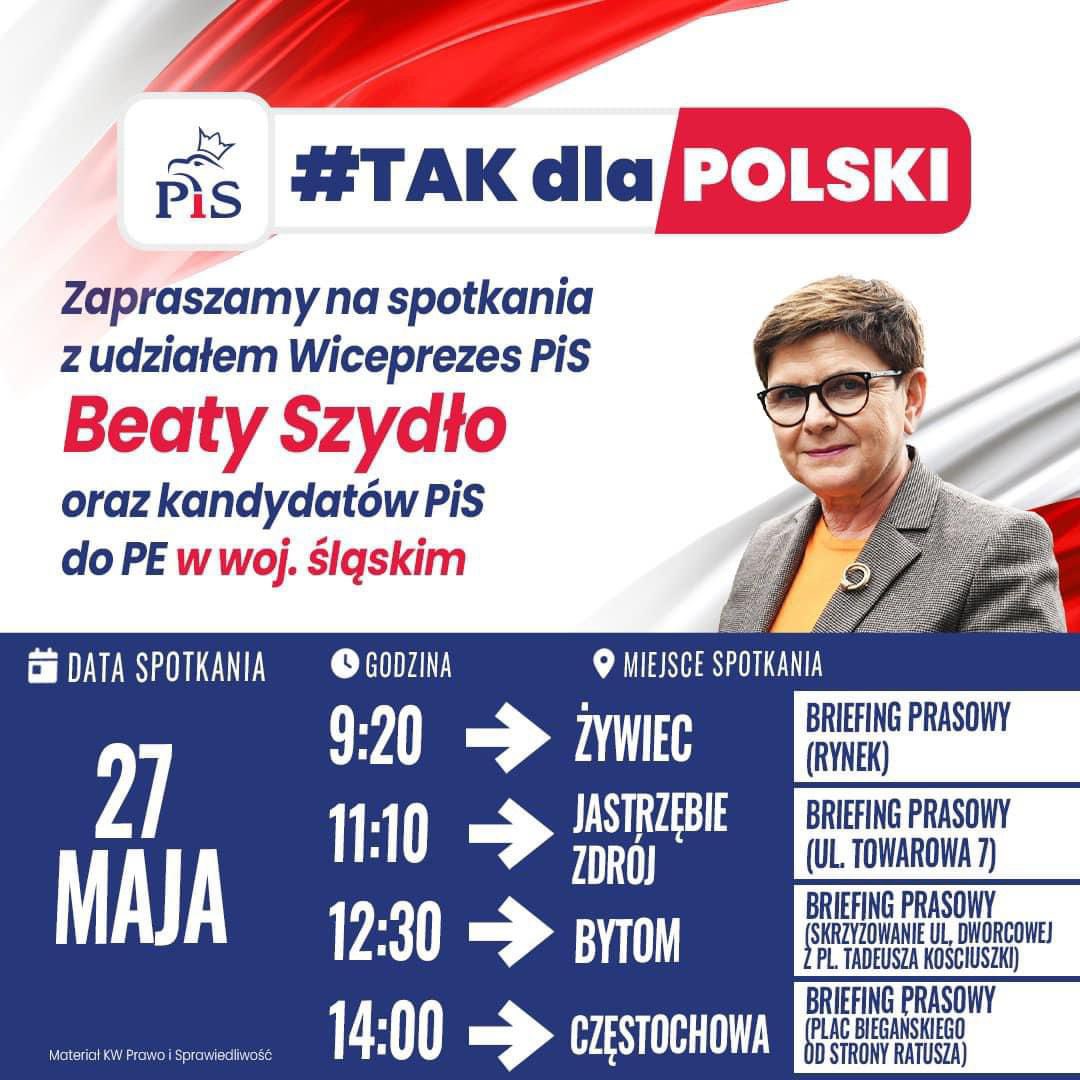 Beata Szydło (@BeataSzydlo) on Twitter photo 2024-05-26 16:36:44