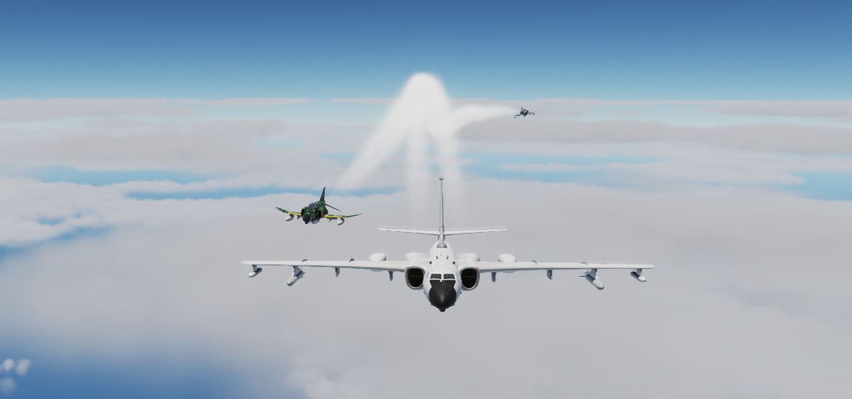 OTARU_D_A_F's tweet image. ファントムで初のマルチプレイ！
離着陸だけでもめちゃ楽しかったです！
#DCS #F4E