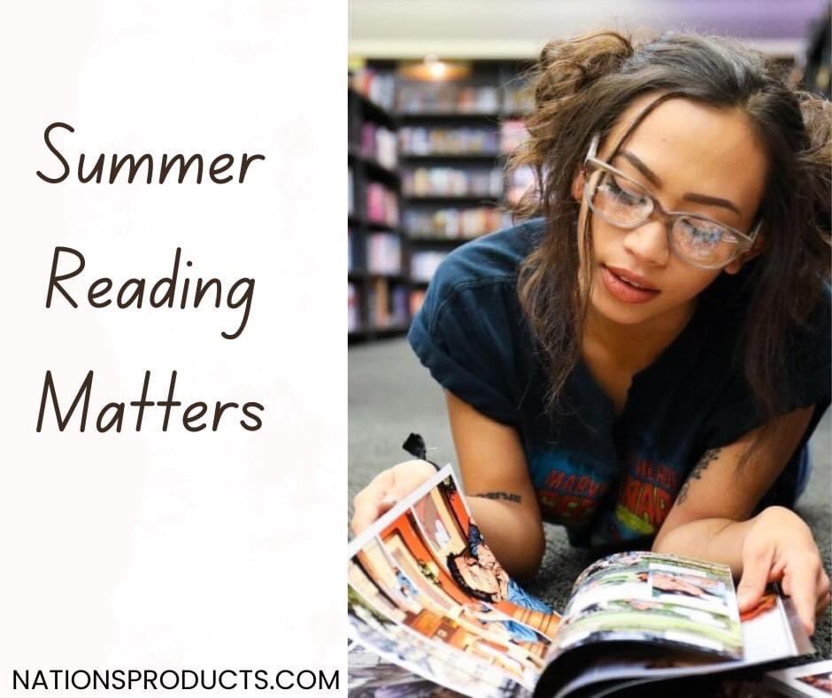 Summer reading matters 📖
#nationsproducts #reading #books