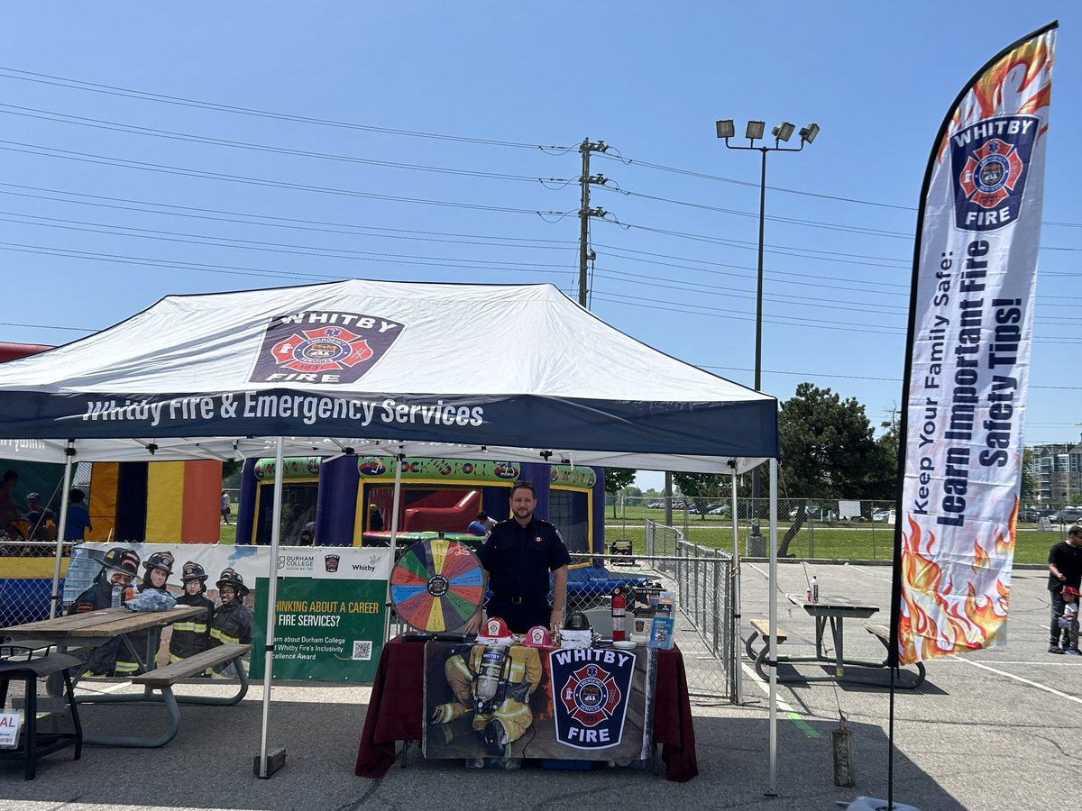 WFES is back at Food Truck Frenzy and the weather is beautiful! Come visit our fire safety booth and tour a fire truck! #CommunityEngagement