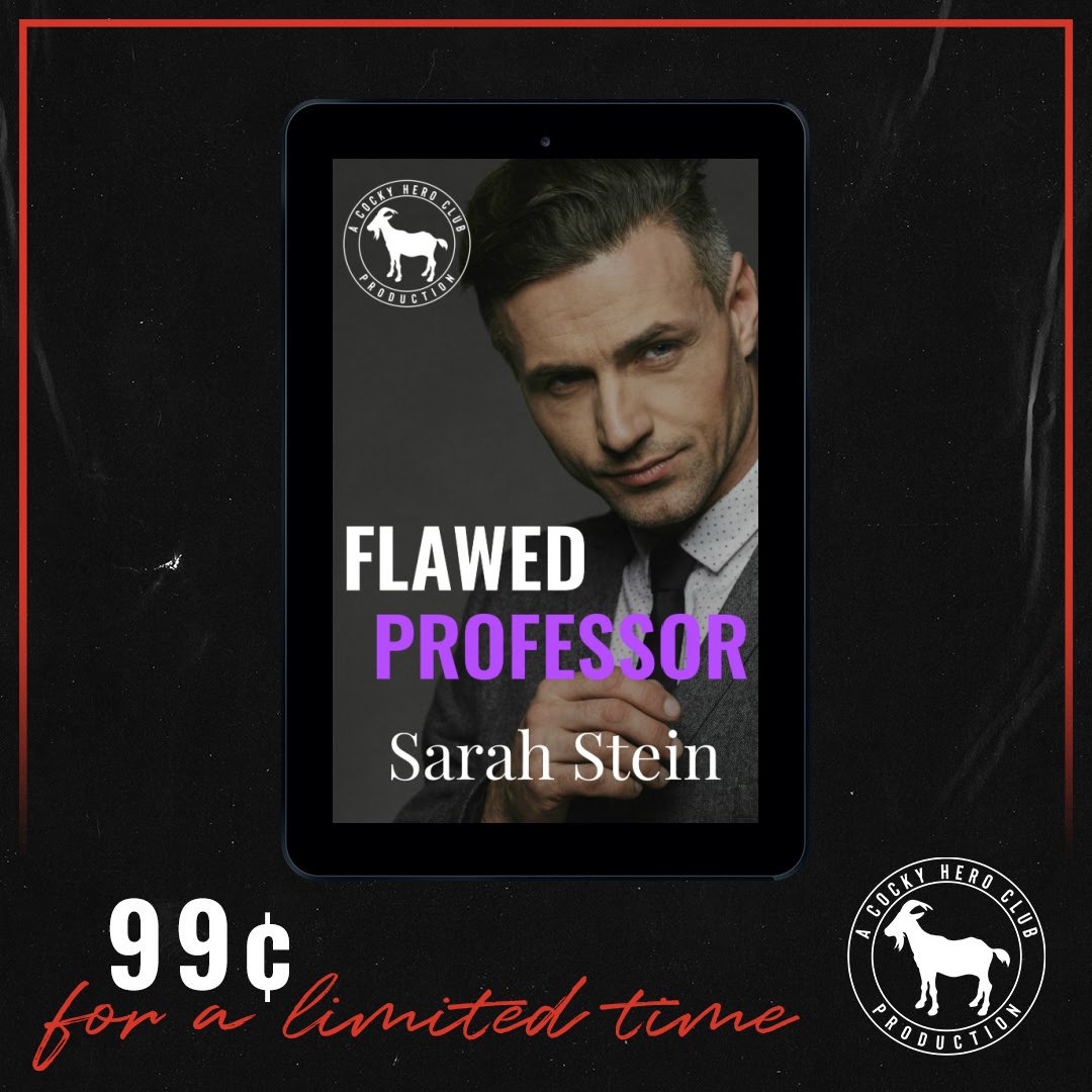 #99c #SALE #KU 'A fun quick read!” “the sexual chemistry between Sophie and Tobias is palpable” Flawed Professor by Sarah Stein @CockyClub amzn.to/3wONyfU