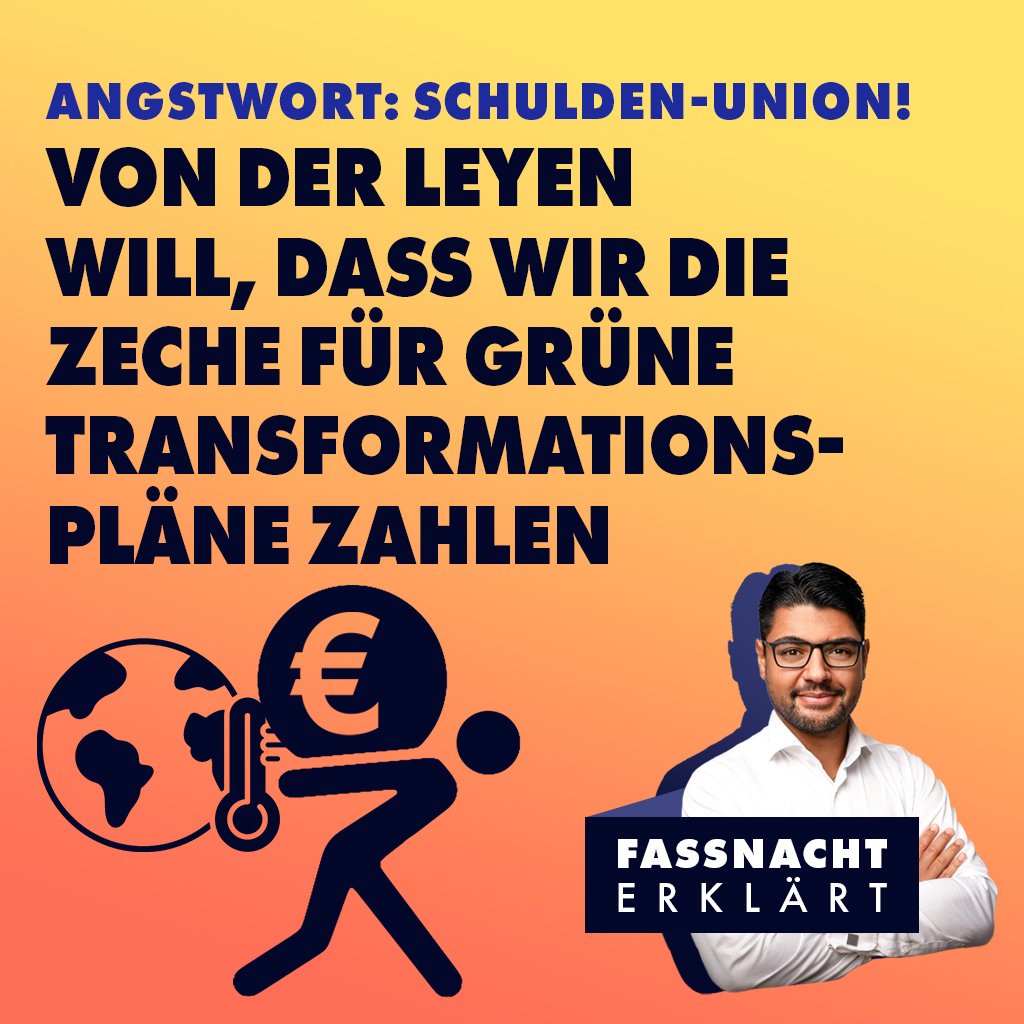 Ursula von der Leyen, hat der Financial Times zwei Wochen vor der EU-Wahl gesagt, dass sie bereit ist für mehr gemeinsame EU-Schulden. Der „Erfolg“ des „COVID-Wiederaufbaufonds“ könnte wiederholt werden. nius.de/wirtschaft/ang…