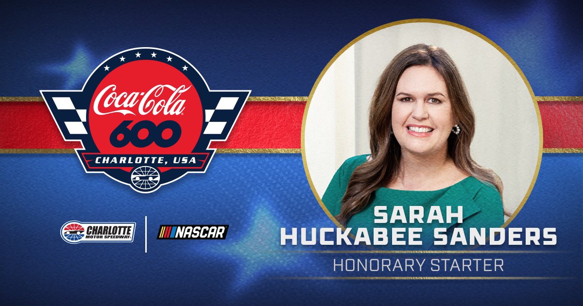 OFFICIAL dignitaries for the Coca-Cola 600! 🤩

#CocaCola600 | #AmericasHomeForRacing